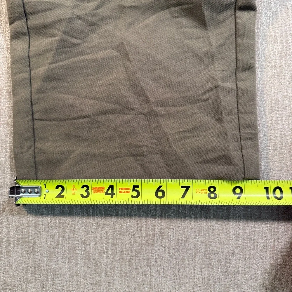Old Navy Taylor Extra High-Rise Wide Leg Trouser Pants Olive Green Tall Medium